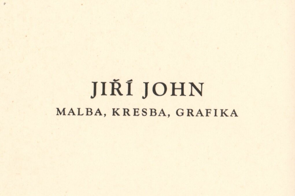 Jiří John – malba, kresba, grafika